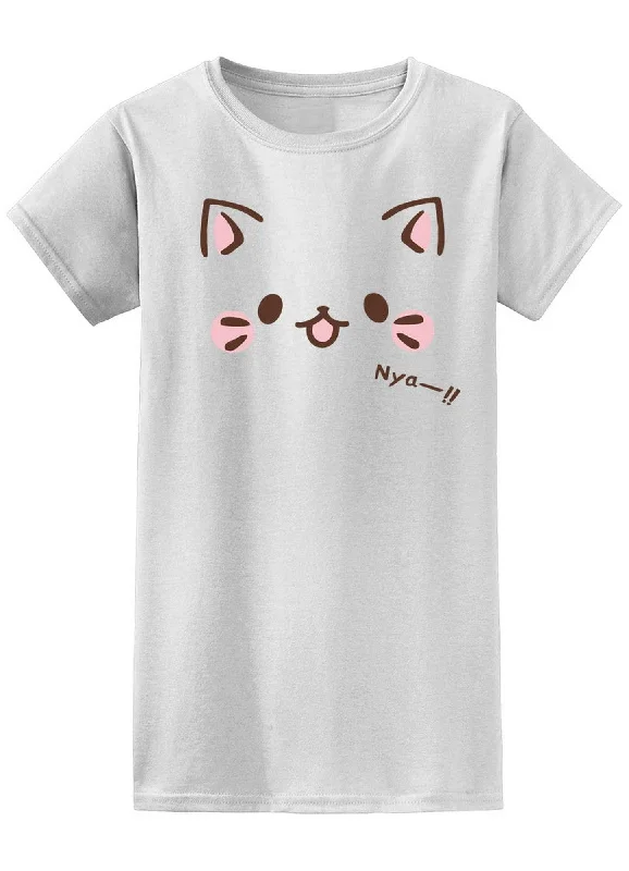 men's cotton t-shirts for summer -Bananya - Bananya Face Jrs T-Shirt