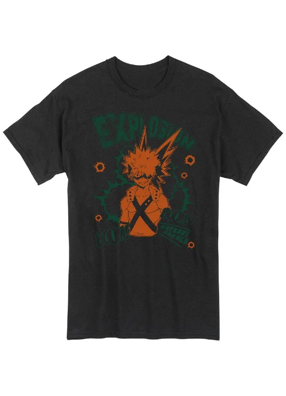 men's printed t-shirts -My Hero Academia - Katsuki Bakugo 01 Men's T-Shirt