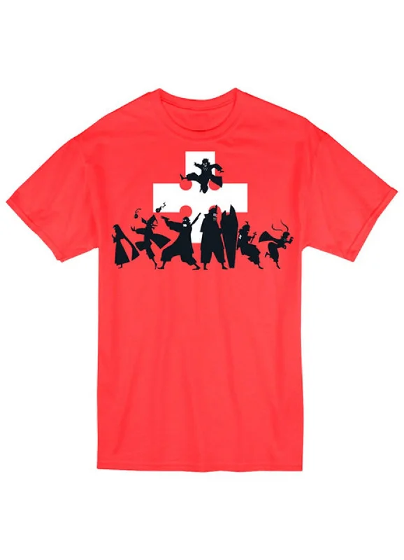 men's athletic fit t-shirts -Fire Force - Group Silhouette Men's T-Shirt