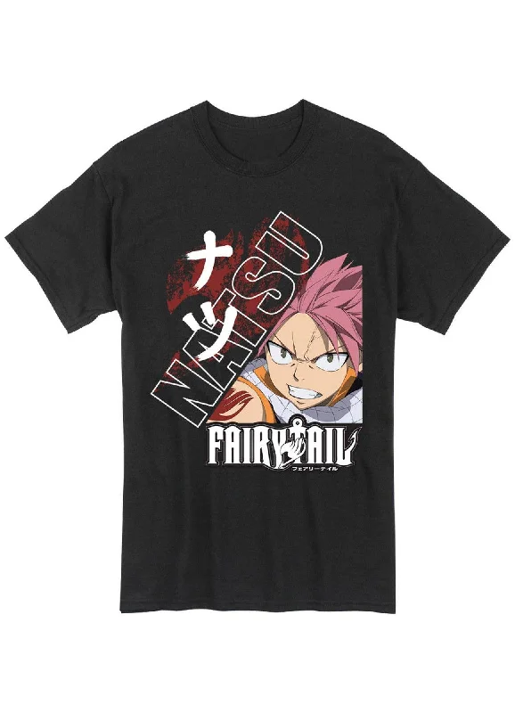 men's breathable cotton graphic t-shirts -Fairy Tail - Natsu Dragneel Men's T-Shirt