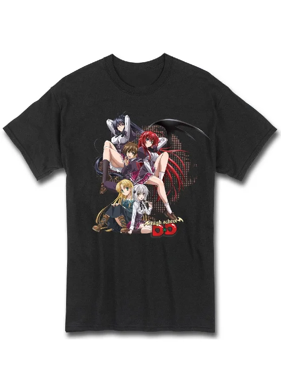 men's funny printed t-shirts -High School DxD - Group Men's T-Shirt