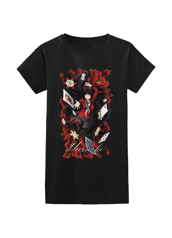 men's trendy t-shirts -Kakegurui - Yumeko Jabami Jrs T-Shirt