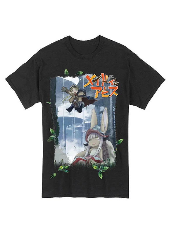 men's high-quality t-shirts -Made In Abyss - Group Men's T-Shirt