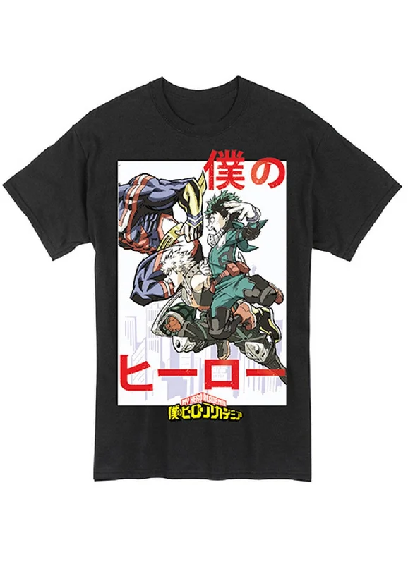 men's funny printed t-shirts -My Hero Academia - Group Men's T-Shirt