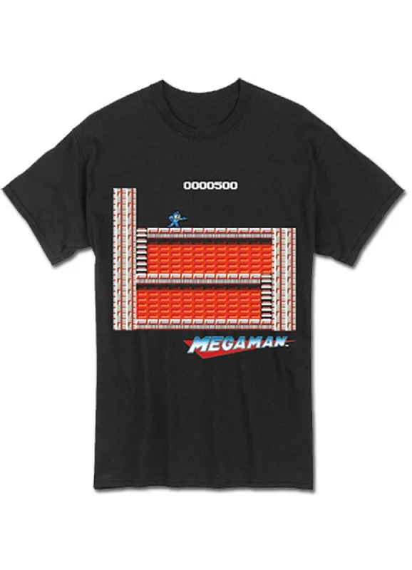 men's trendy graphic t-shirts -Mega Man - Pixel Game Men's T-Shirt