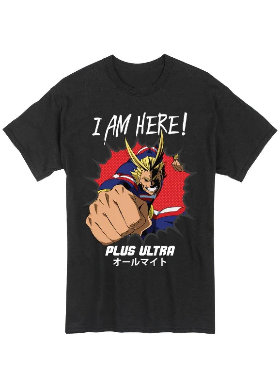 men's bold design t-shirts -My Hero Academia - All Might Men's T-Shirt