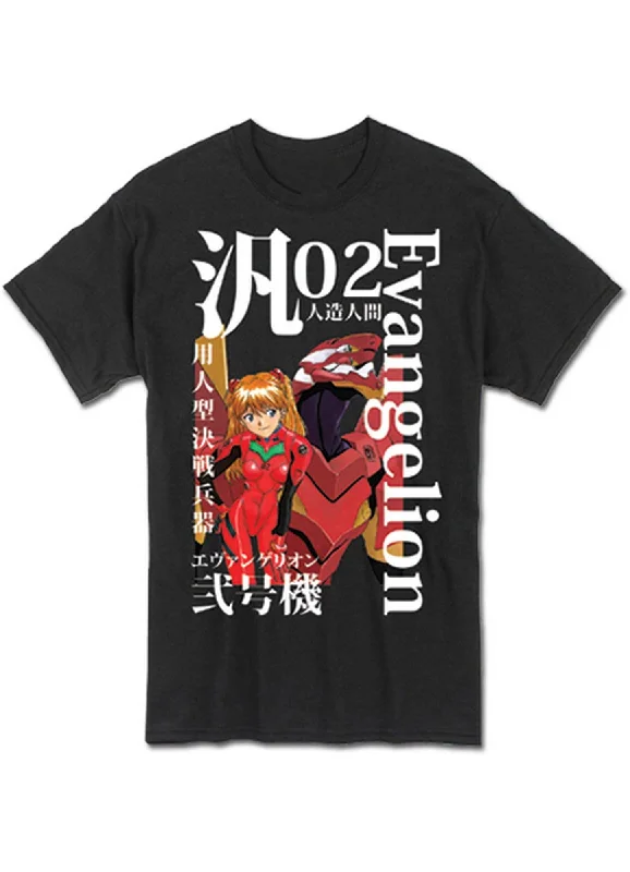 men's colorful graphic tees for summer -Evangelion - Asuka Langley Soryu Mens T-Shirt