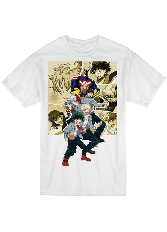 men's slim-fit graphic t-shirts -My Hero Academia - Group Men's T-Shirt