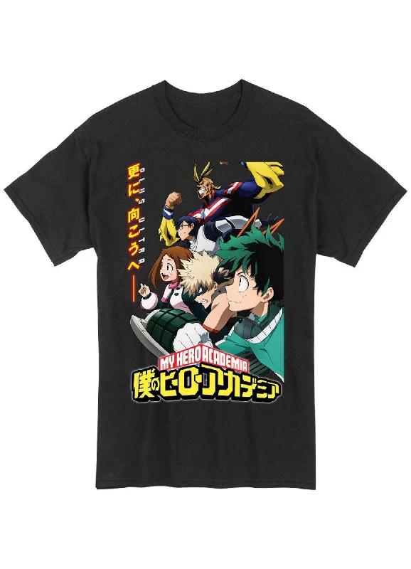 men's fashion-forward t-shirts -My Hero Academia - Plus Ultra Group Men's T-Shirt