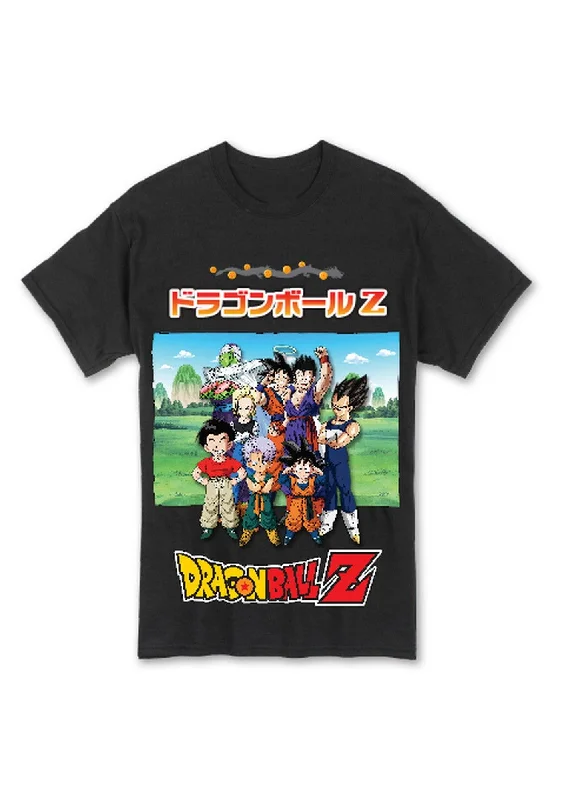 men's polo t-shirts -Dragon Ball Z - Character Group Men's T-Shirt