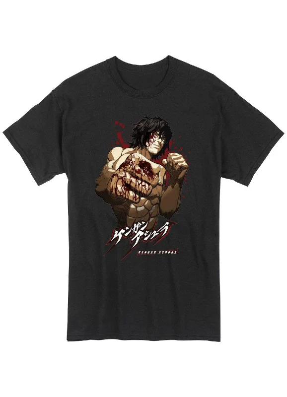 men's comfortable summer tees -Kengan Ashura - Ashura Men's T-Shirt