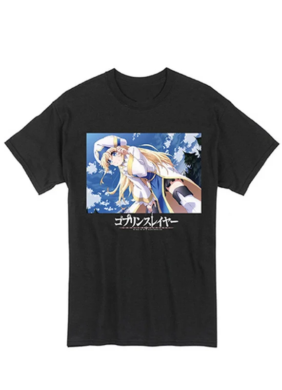 men's polo t-shirts -Goblin Slayer S1 - Onna Men's T-Shirt