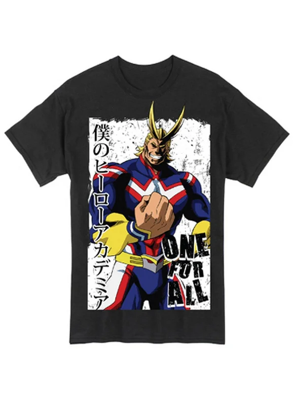 men's high-performance t-shirts -My Hero Academia - All Might Vintage Men's T-Shirt