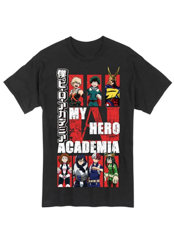 men's comfortable plain t-shirts -My Hero Academia - Group Men's T-Shirt