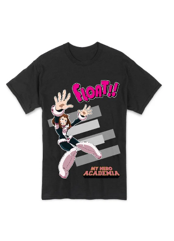 men's designer t-shirts -My Hero Academia - Ochaco Uraraka "Uravity" Men's Black T-Shirt