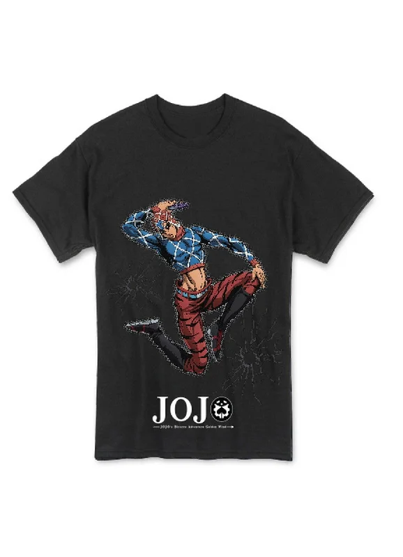 men's fashion t-shirts -Jojo's S4 - Guido Mista Men's Black T-Shirt