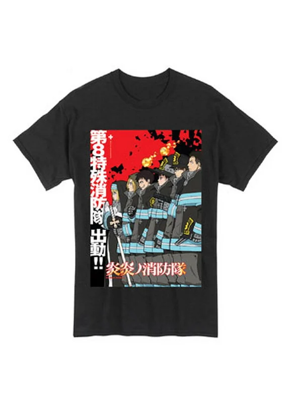 men's printed graphic t-shirts -Fire Force - Teaser 2 Men's T-Shirt