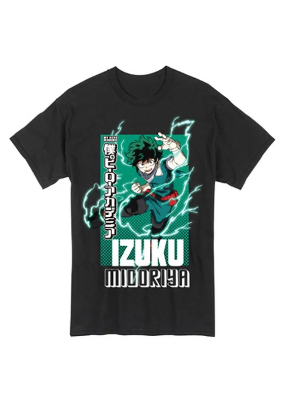 men's funny t-shirts -My Hero Academia S3 - Izuku Midoriya "Deku" Men's T-Shirt