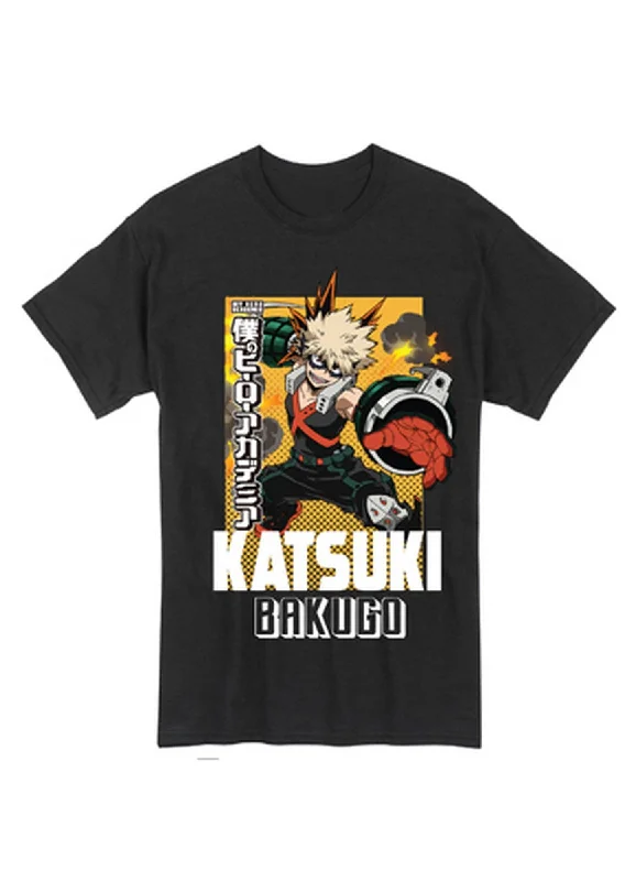 men's vintage print t-shirts -My Hero Academia S3 - Katsuki Bakugo Men's T-Shirt