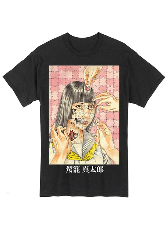 men's plain t-shirts -Mr. Shintaro Kago's Illustrations - Puzzle Men's T-Shirt