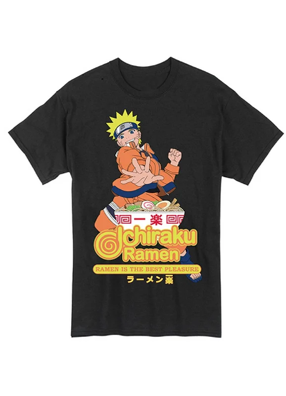 men's athletic graphic t-shirts -Naruto - Naruto Uzumaki Ramen Ichiraku Men's T-Shirt