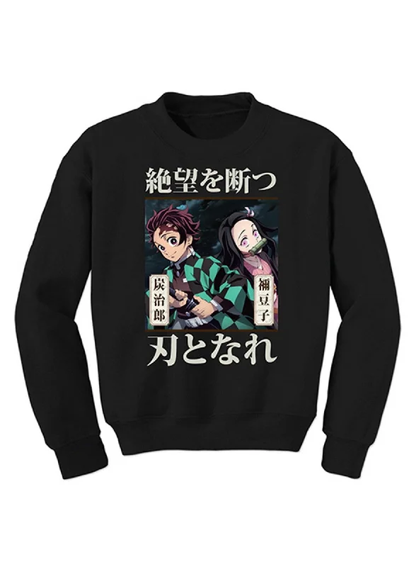 men's cotton t-shirts -Demon Slayer - Tanjiro Kamado And Nezuko Kamado SweaT-Shirt