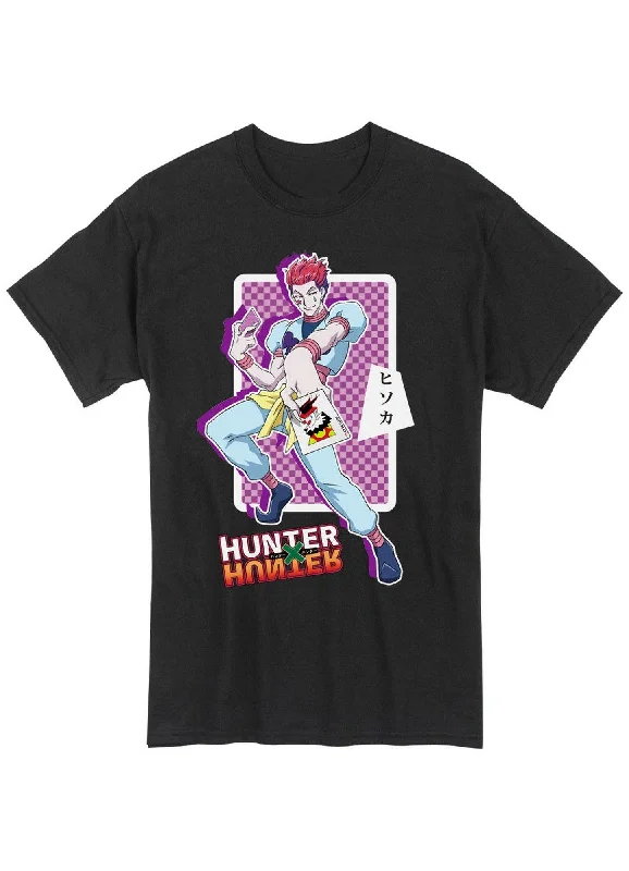 men's loose fit t-shirts -Hunter X Hunter - Hisoka Morrow Card T-Shirt