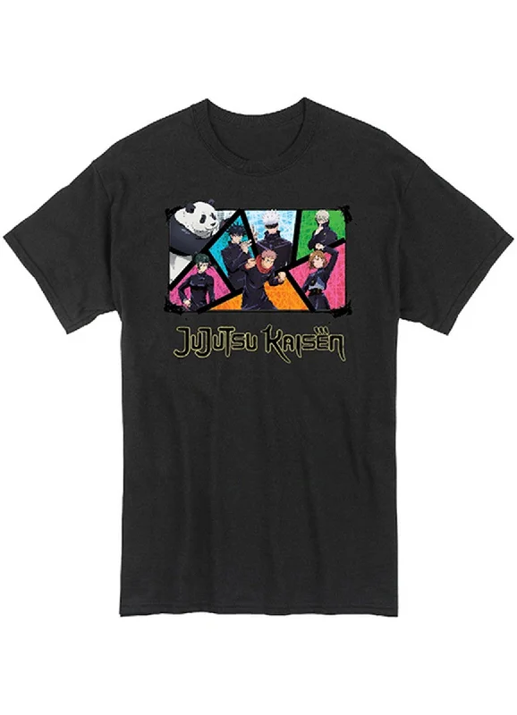 men's cotton t-shirts -Jujutsu Kaisen - Group #02 T-Shirt