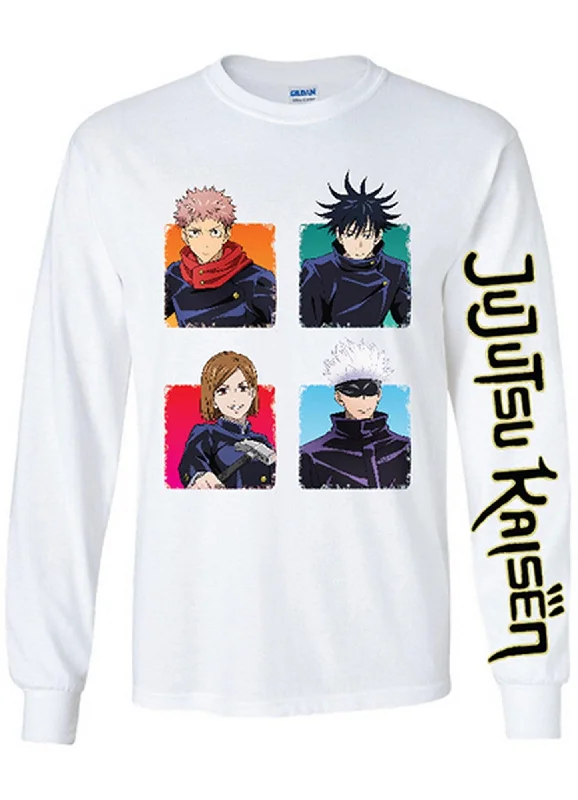 men's slim fit t-shirts -Jujutsu Kaisen - Group Shirt