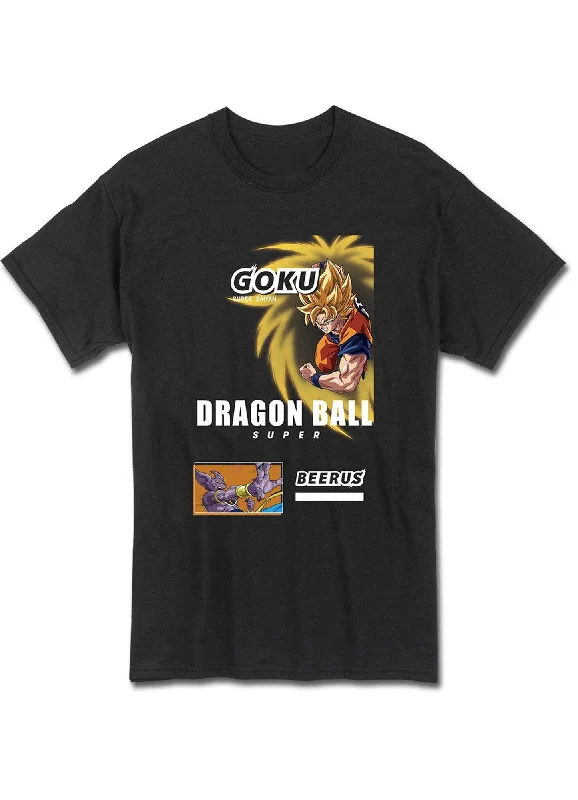 men's plain t-shirts -Dragon Ball Super - Son Goku & Beerus SS T-Shirt