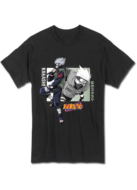 men's printed logo t-shirts -Naruto - Kakashi Hatake Men's T-Shirt