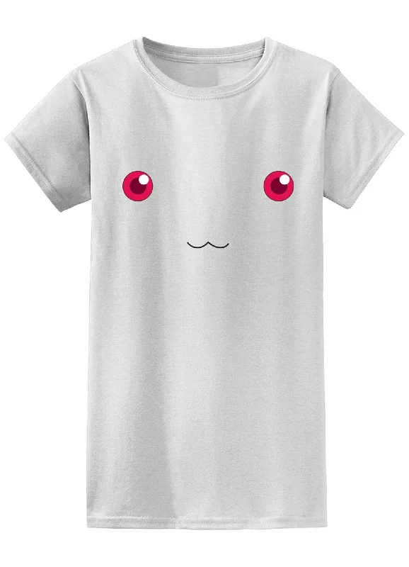 men's outdoor t-shirts -Madoka Magica - Kyubey Face Jrs. T-Shirt