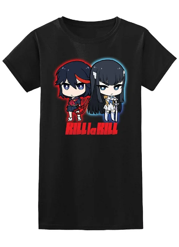 men's bold design t-shirts -Kill La Kill - SD Ryuko Matoi & Satsuki Kiryuin Jrs T-Shirt