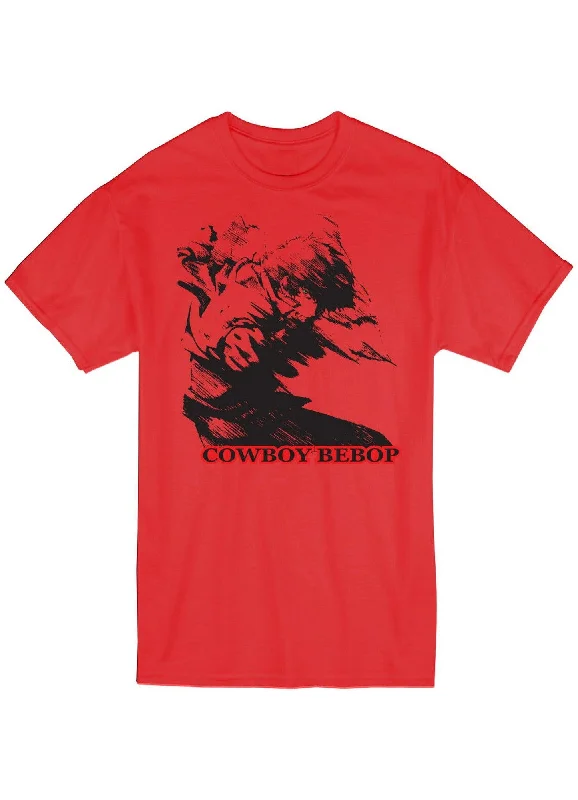 men's daily wear t-shirts -Cowboy Bebop - Spike Spiegel In Motion T-Shirt