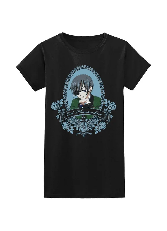 men's slim t-shirts -Black Butler - Ciel Phantomhive Jrs T-Shirt