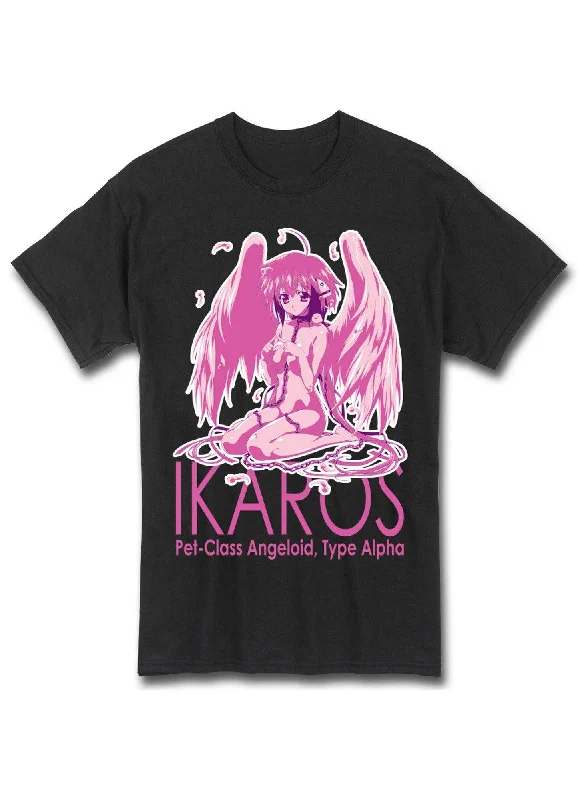 men's breathable cotton graphic t-shirts -Heaven's Lost Property - Ikaros T-Shirt