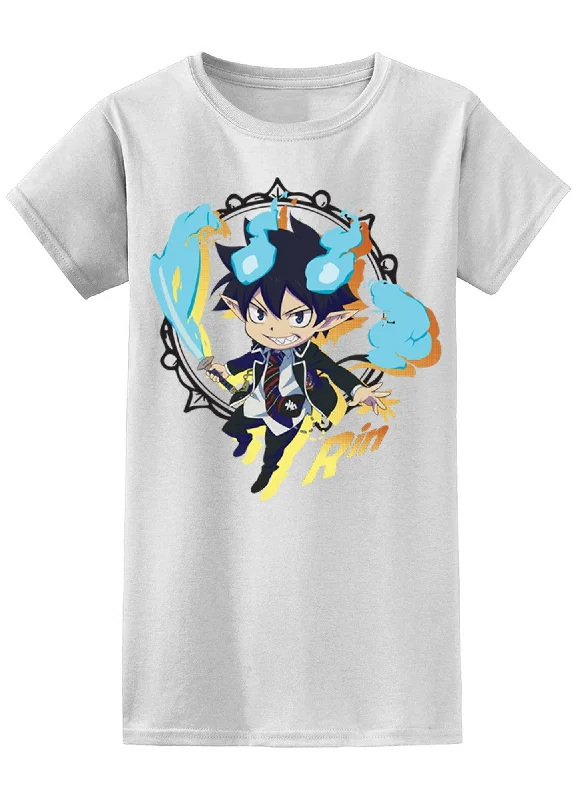 men's performance t-shirts -Blue Exorcist - SD Rin Okumura Jrs T-Shirt