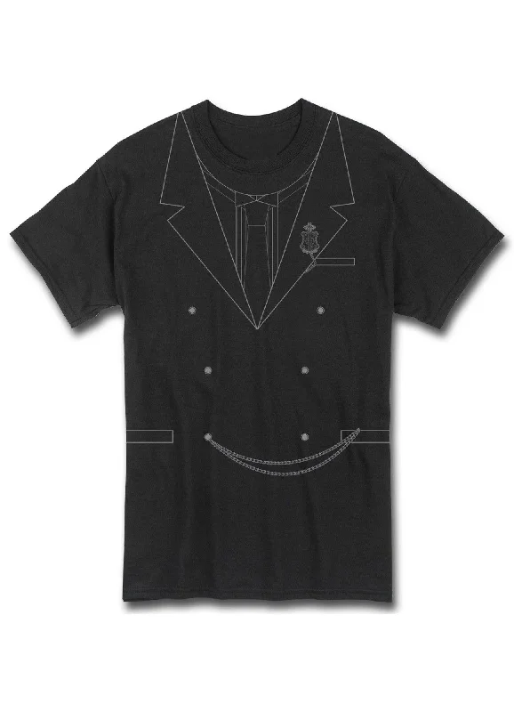 men's plain t-shirts -Black Butler - Faux Sebastian Michaelis T-Shirt