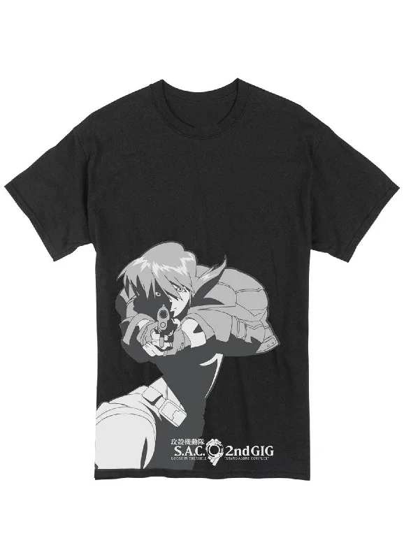 men's daily wear t-shirts -Ghost in The Shell S.A.C. - Motoko Kusanagi T-Shirt