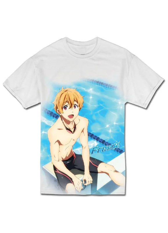 men's soft cotton blend tees -Free! - Nagisa Hazuki Jrs T-Shirt