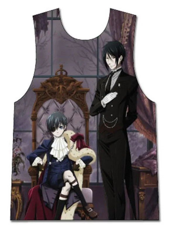 men's light t-shirts for summer -Black Butler - Sebastian Michaelis & Ciel Phantomhive Muscle Shirt