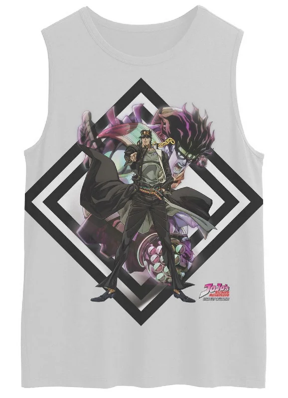 men's slogan t-shirts -Jojo's Bizarre Adventure - Jonathan Joestar Sublimation Muscle Shirt