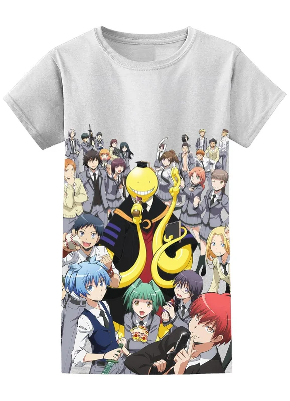 men's fashion-forward t-shirts -Assassination Classroom - Group Jrs Sublimation T-Shirt