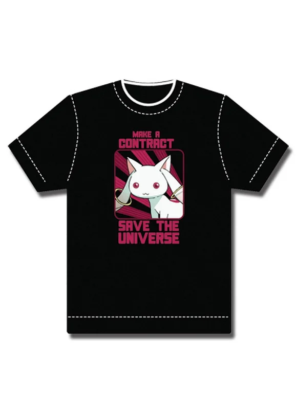 men's relaxed fit graphic t-shirts -Madoka Magica - Kyubey T-Shirt