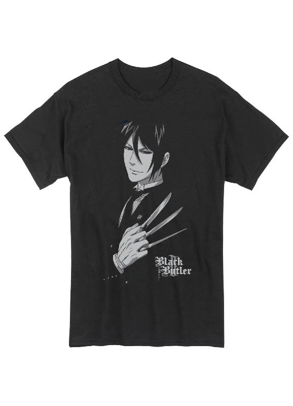 men's cool summer t-shirts -Black Butler 2 - Sebastian Michaelis T-Shirt