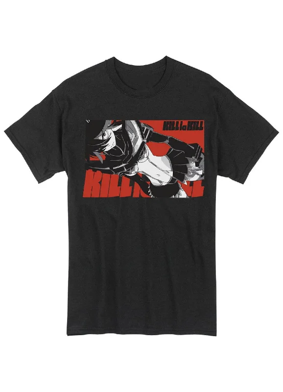 men's soft cotton blend tees -Kill La Kill - Ryuko Matoi Screen Print T-Shirt