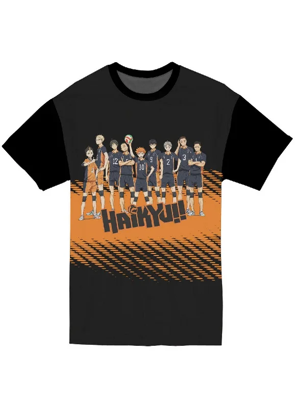 men's casual wear t-shirts -Haikyu!! - Team Jrs Sublimation T-Shirt