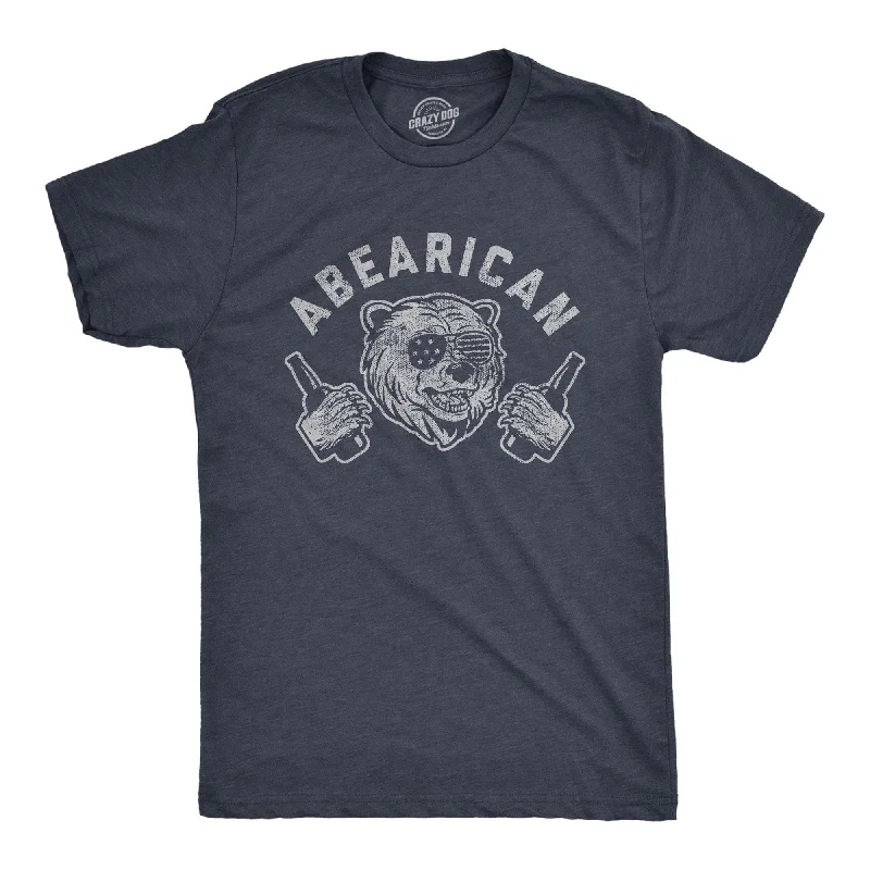 men's graphic print t-shirts -Abearican Men's T Shirt