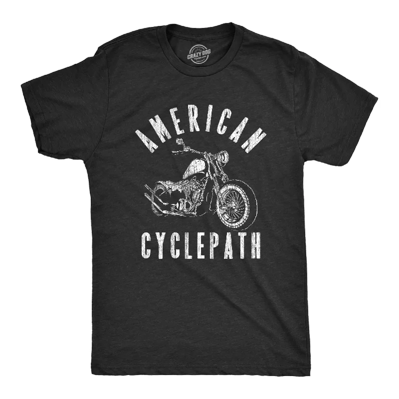 men's graphic t-shirts -American Cyclepath Men's T Shirt