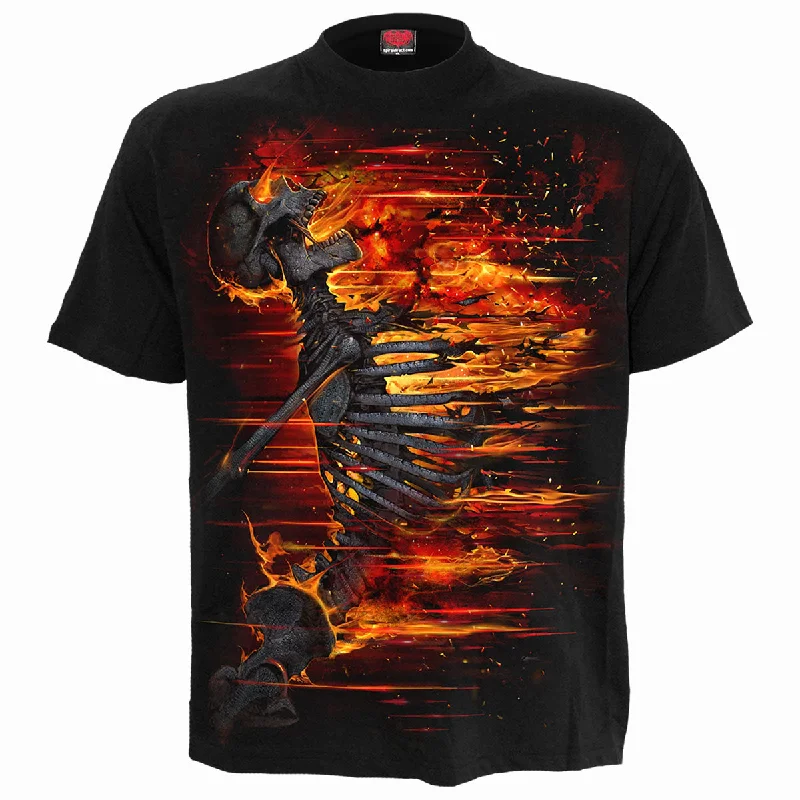 men's polo t-shirts -ATOMIC BLAST - T-Shirt Black